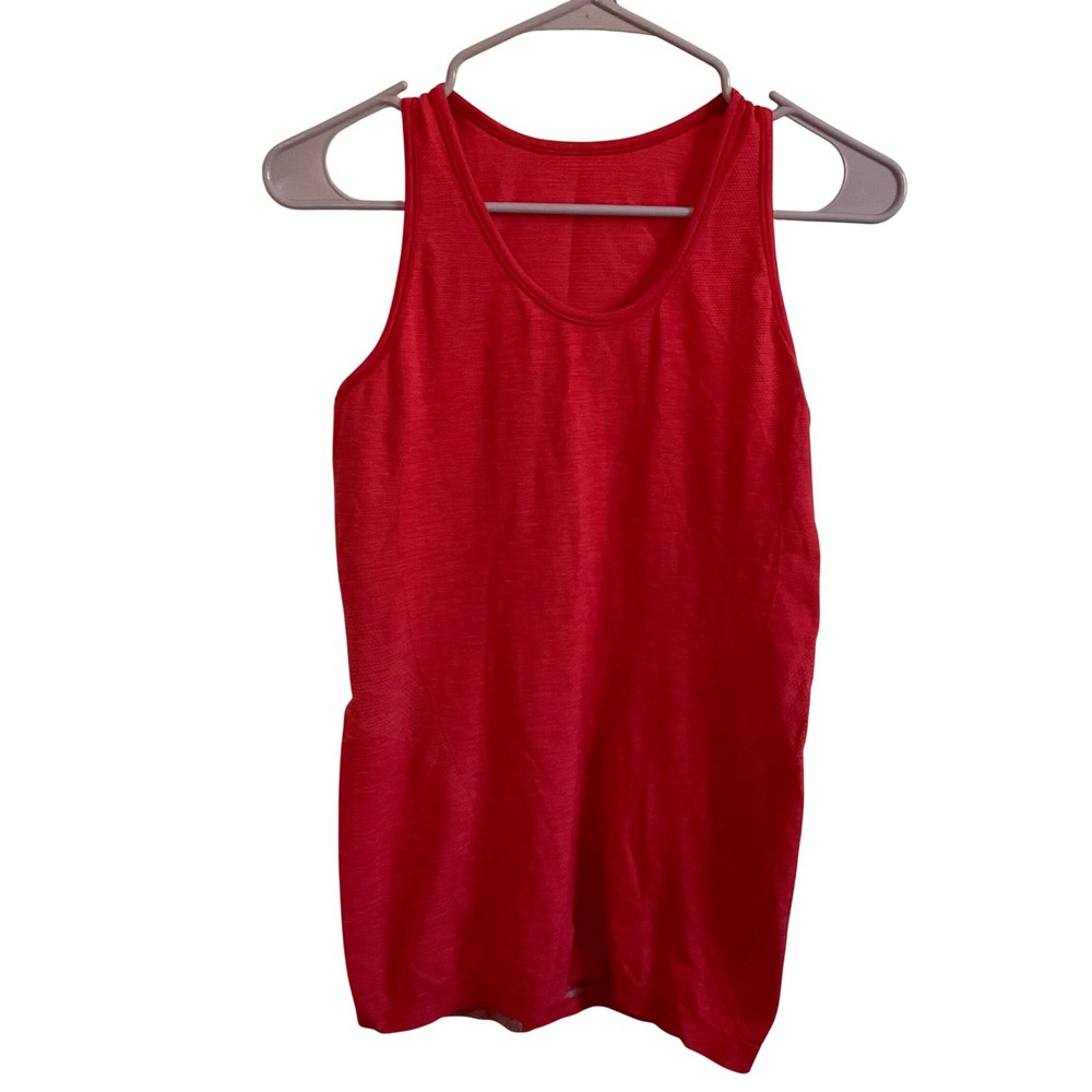 Sweaty Betty Red Seamless Tank Top - Size Medium Workout Gym Athletic